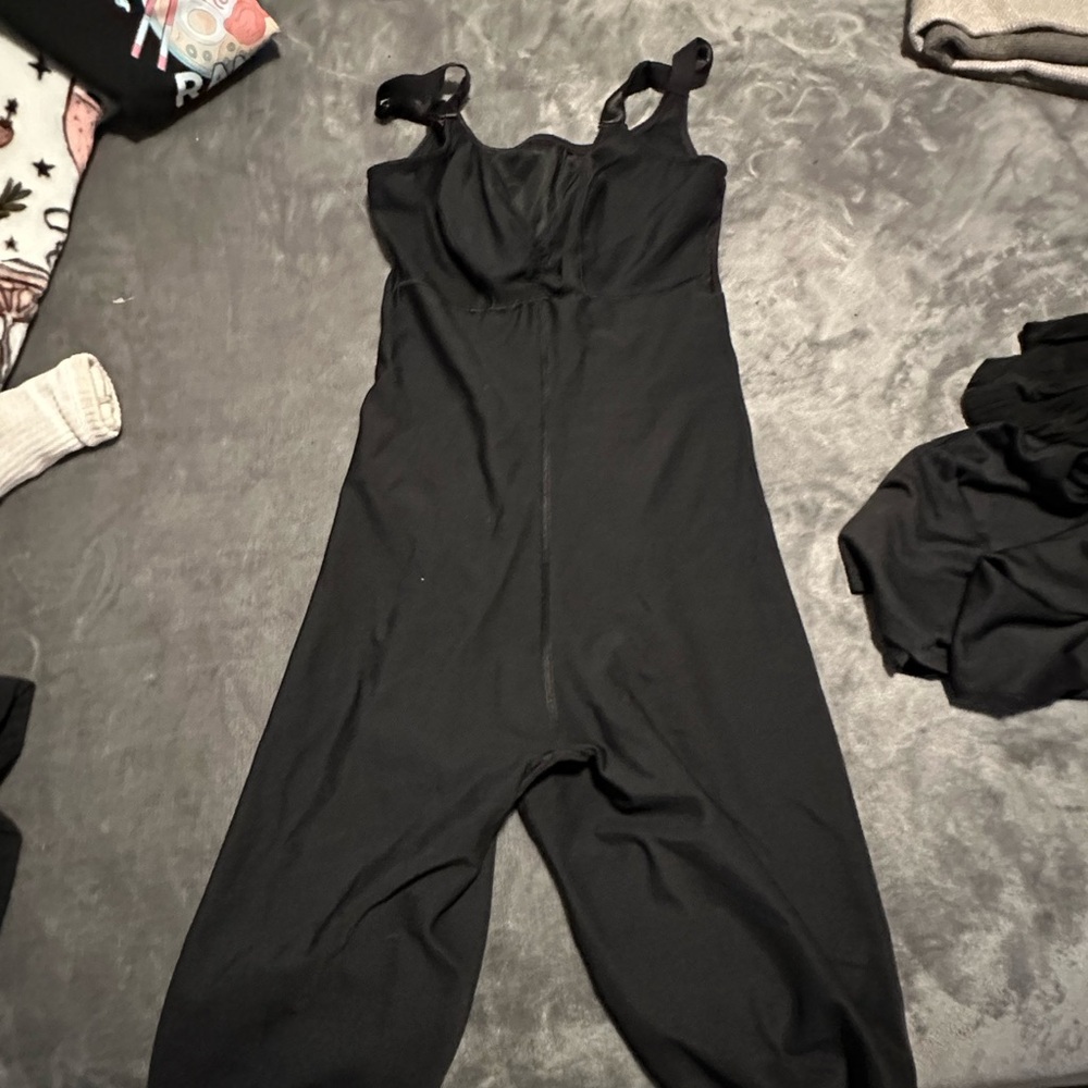 Black Full-Body Shapewear Sculpting Bodysuit
